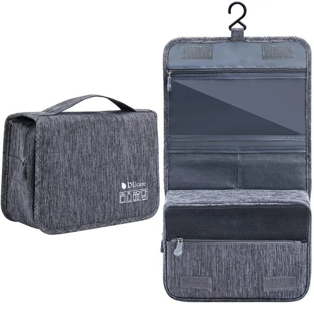 DUcare Borsa Cosmetica Viaggio Grigia Beauty Case