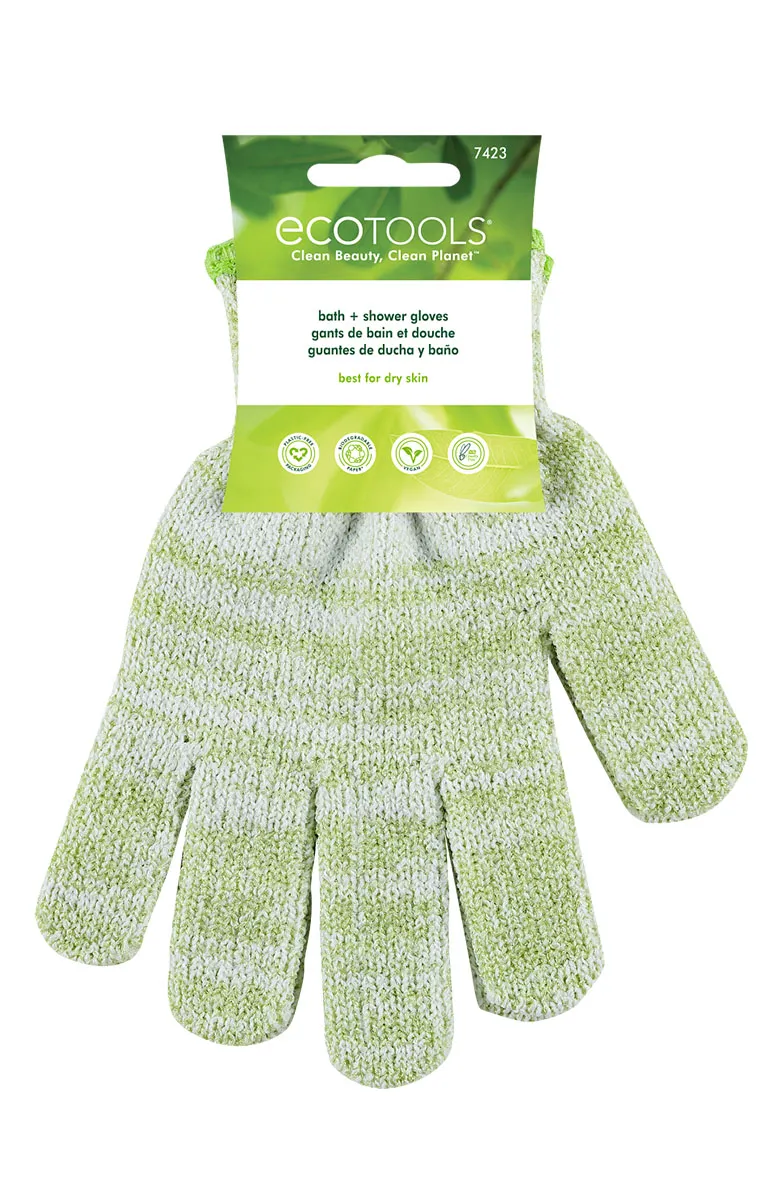 EcoTools 22715 Guanti Esfolianti Corpo 2 Pezzi Delicati