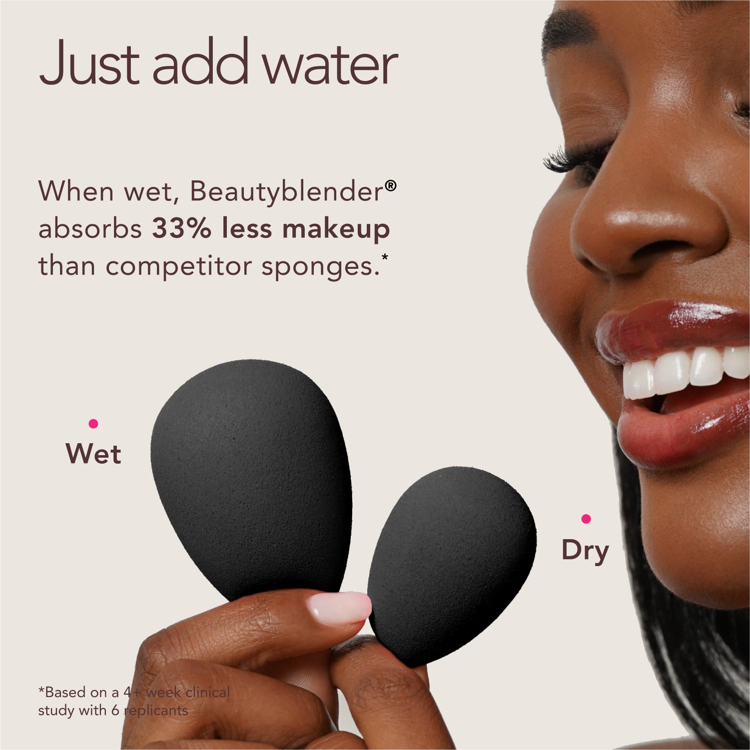 Beautyblender Pro spugnetta trucco nera 1 pezzo