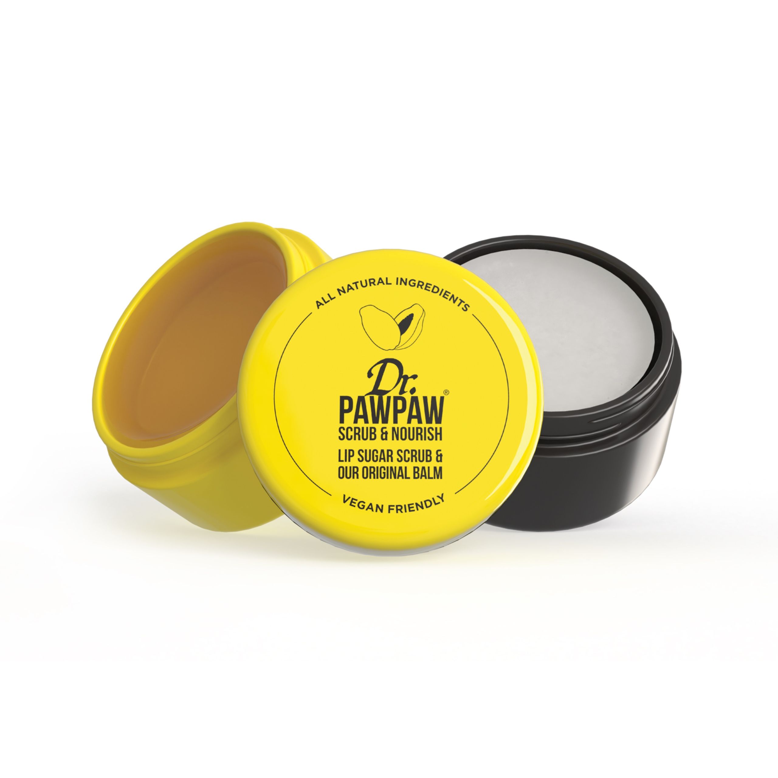 Dr.PawPaw Lip Balm Lip Scrub Duo balsamo labbra 16 ml