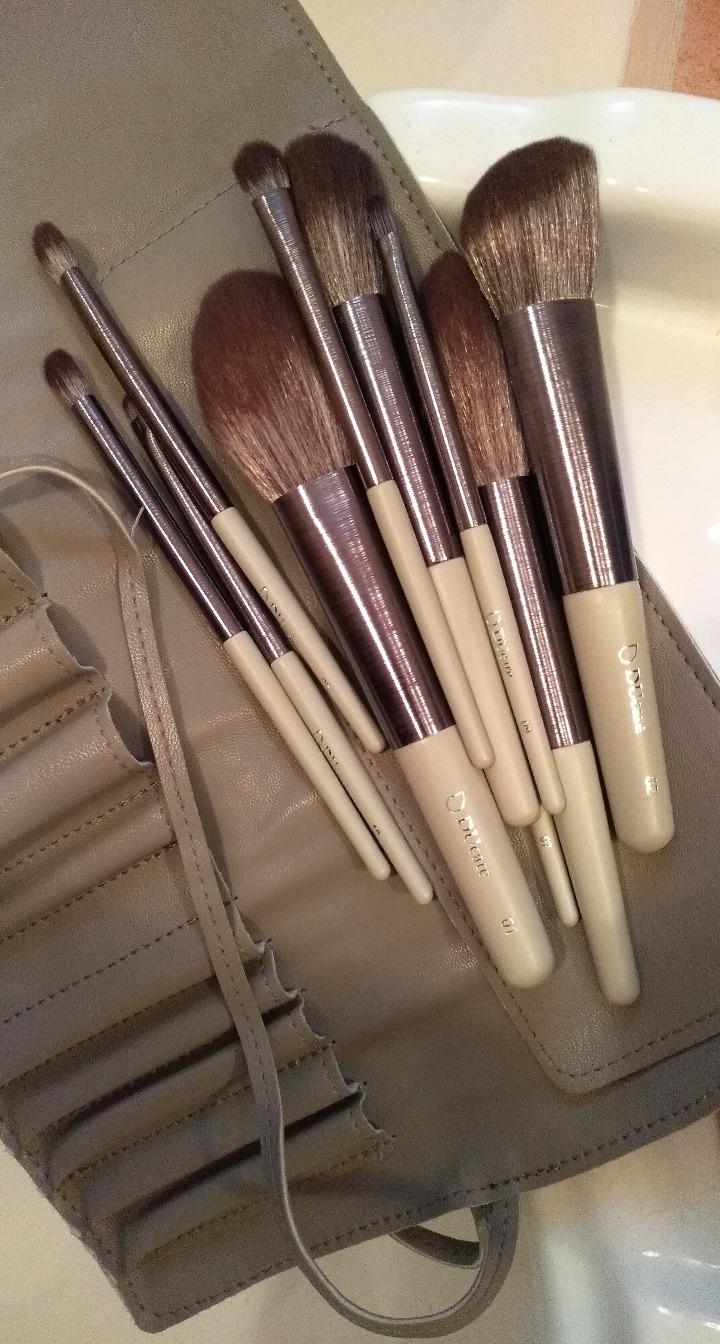 DUcare Set Pennelli Trucco 10 Pezzi Viso e Occhi Sintetici
