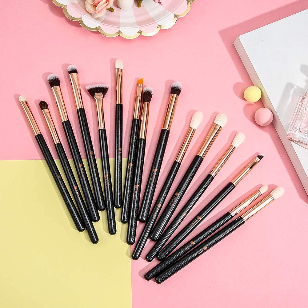DUcare Set 15 Pennelli Trucco Occhi Professionale