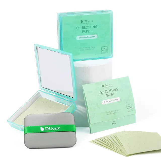 Ducare Oil Blotting Tissues cartine opacizzanti tè verde 100pz