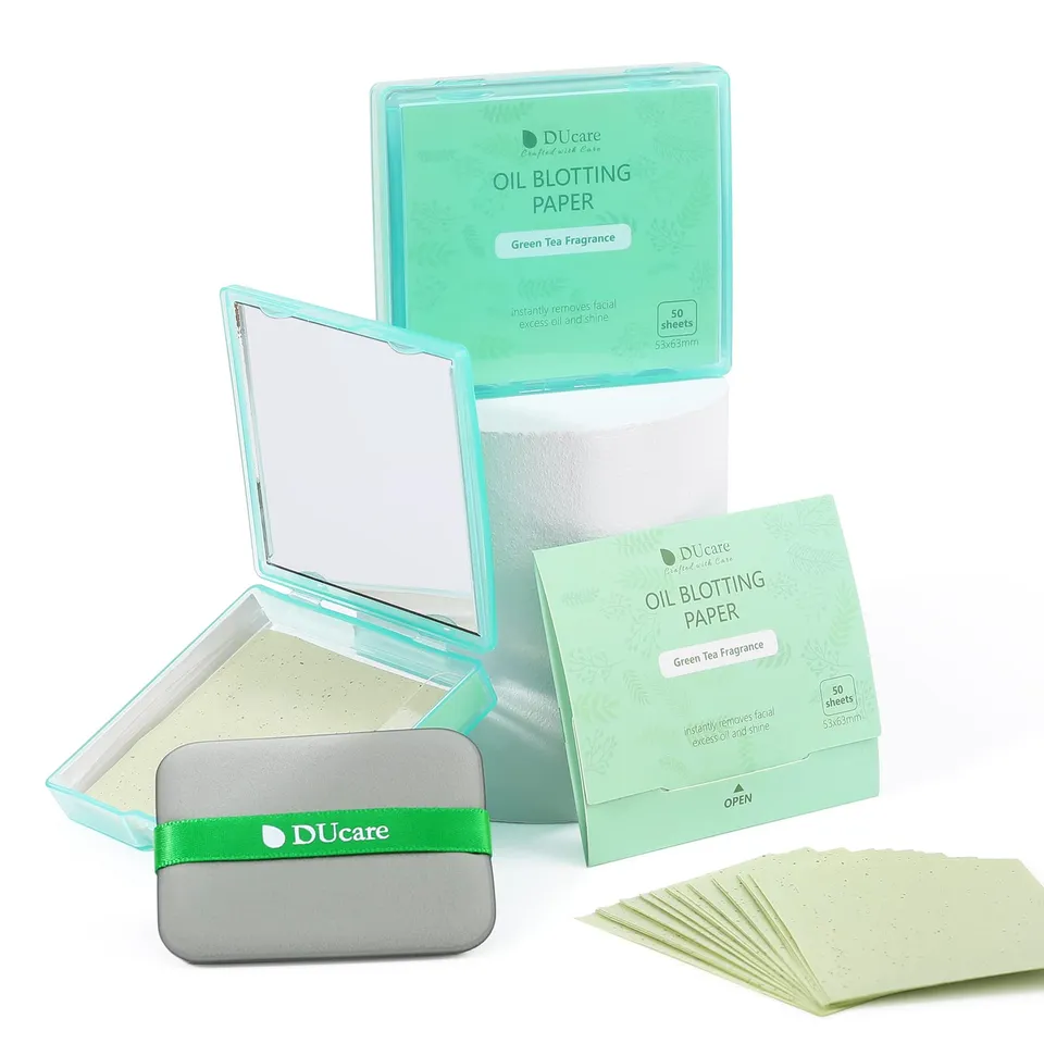Ducare Oil Blotting Tissues cartine opacizzanti tè verde 100pz