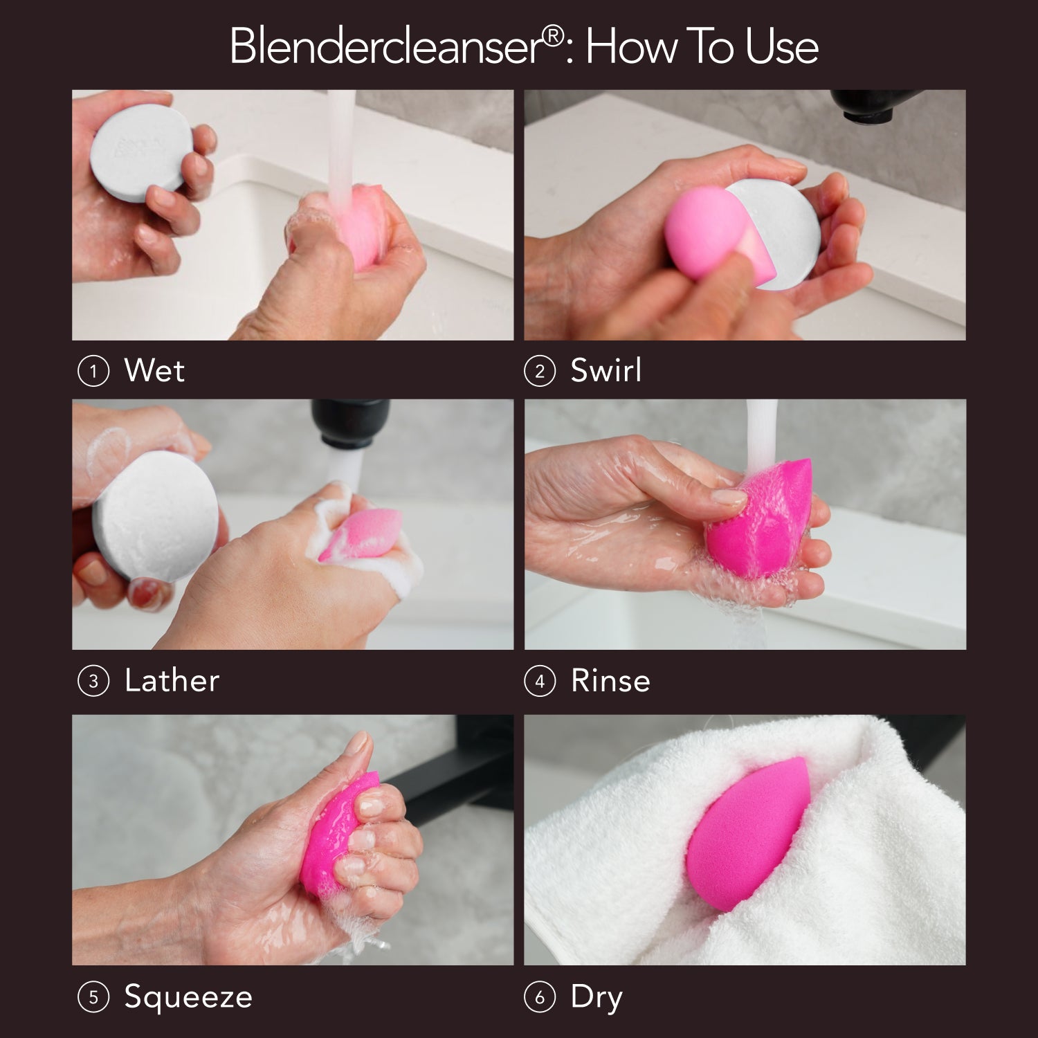 Beautyblender Tool Scrub Sapone spugne e pennelli