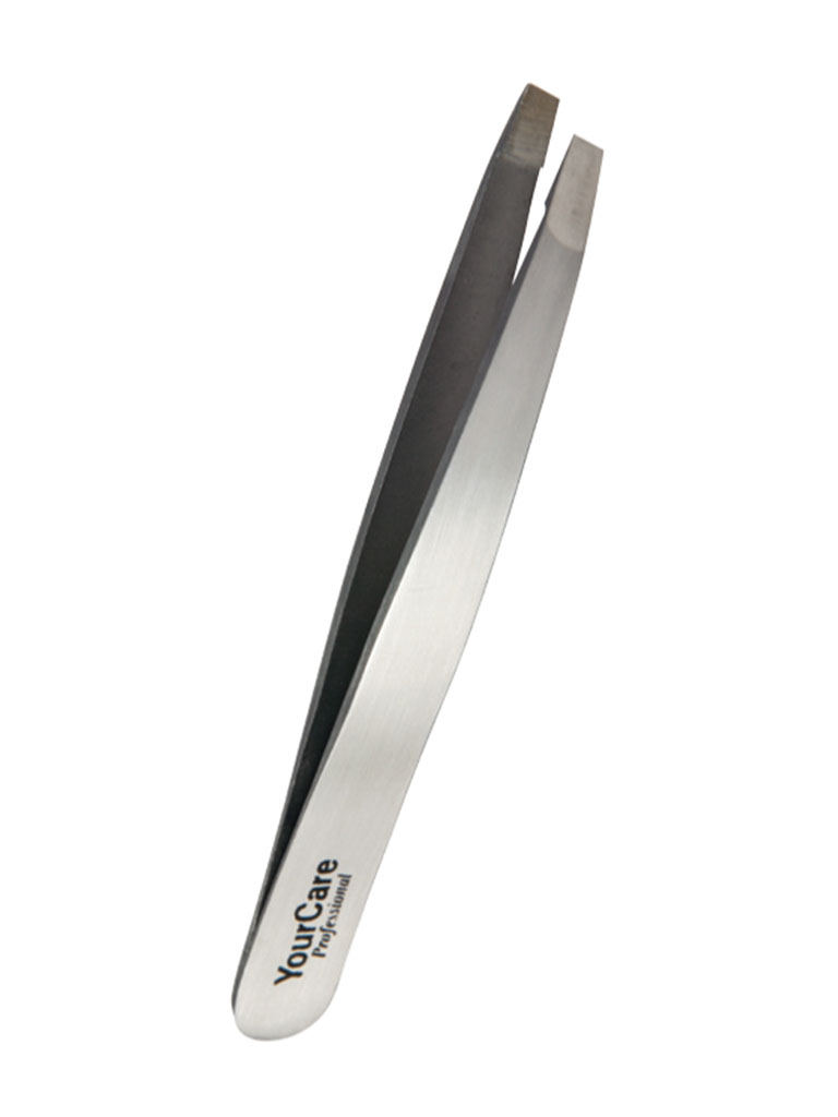 YourCare INOX PRO Obliqua Satinata pinzetta sopracciglia