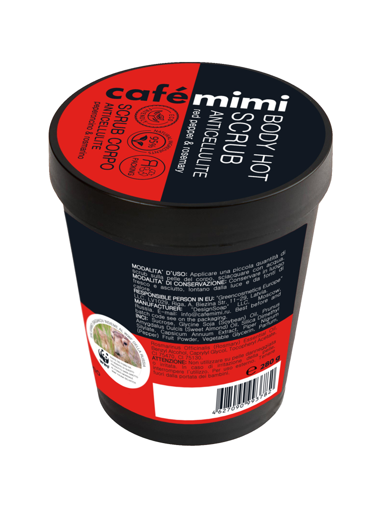 Café Mimi Scrub Corpo Anti-Cellulite riscaldante 280 g