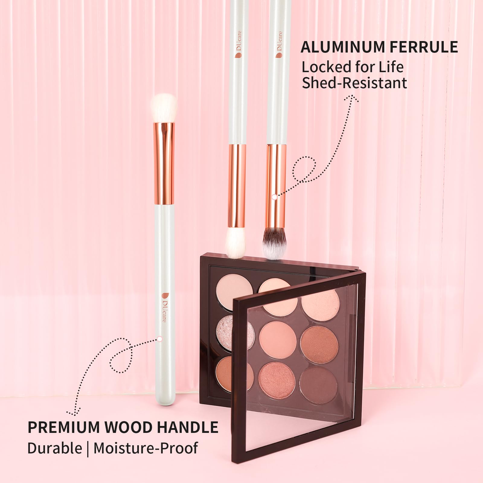 DUcare Kit 15 Pennelli Occhi Ombretto Eyeliner