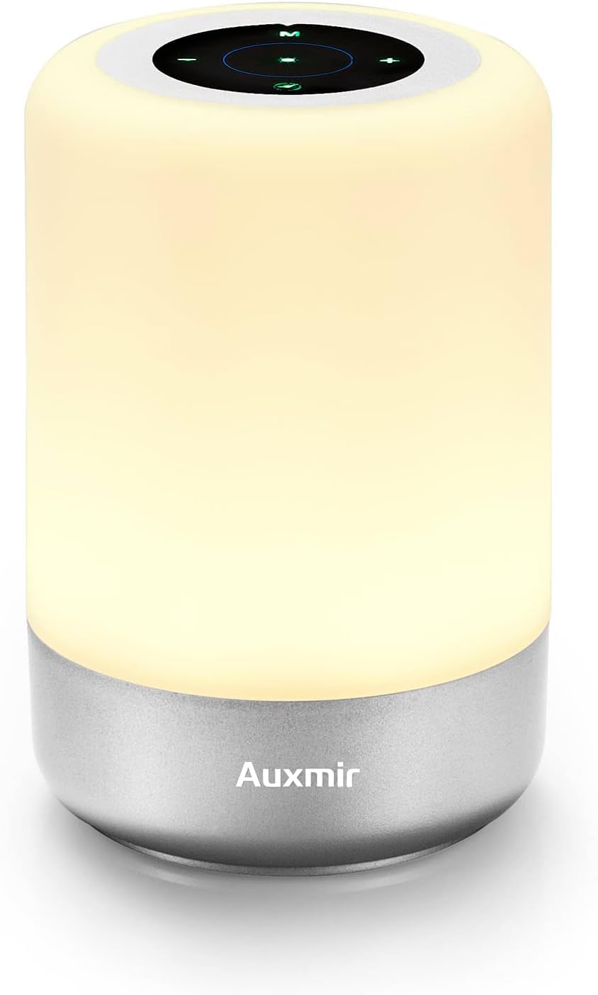 Auxmir Lampada comodino LED 8 colori touch