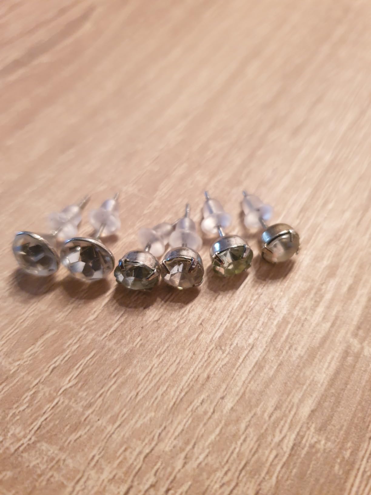 SJBAUTYO Orecchini Punto Luce 3 Paia 3-5 mm Anallergici