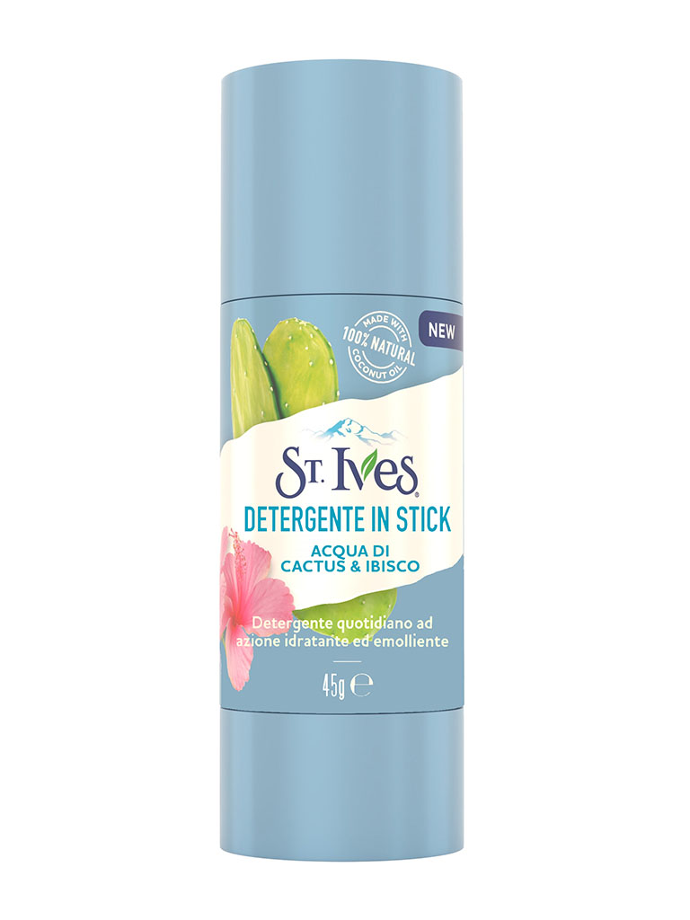 St. Ives detergente viso stick cactus ibisco 45 g