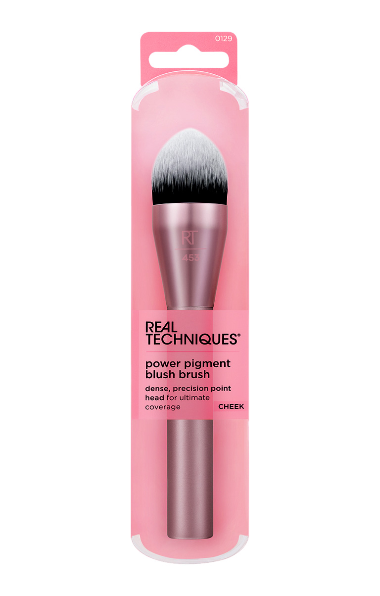 Real Techniques 0129 Pennello Blush Guance Pigmentato