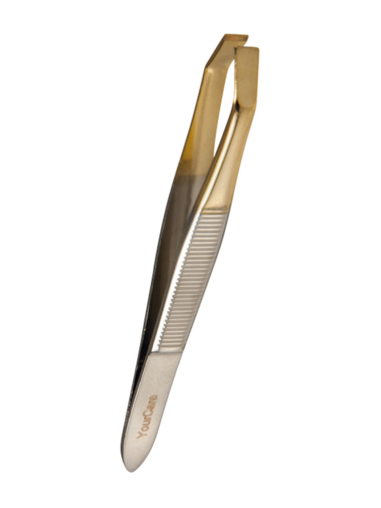 YourCare Classica Pinzetta Punta Oro Retta 8 cm