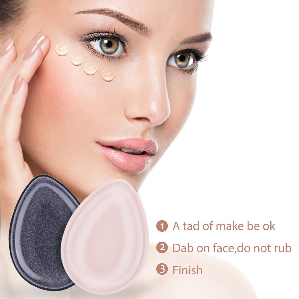 Ducare Spugnetta Trucco Silicone 2 Pezzi Morbida