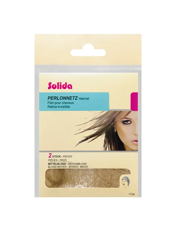 Solida 1734 Retina per Capelli Biondo 2 Pezzi