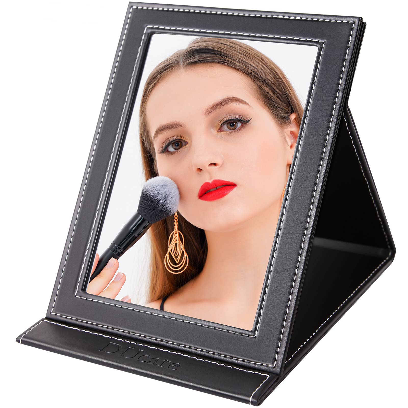 DUcare Specchio Trucco Pieghevole Portatile Grande 20,3x15,2 cm