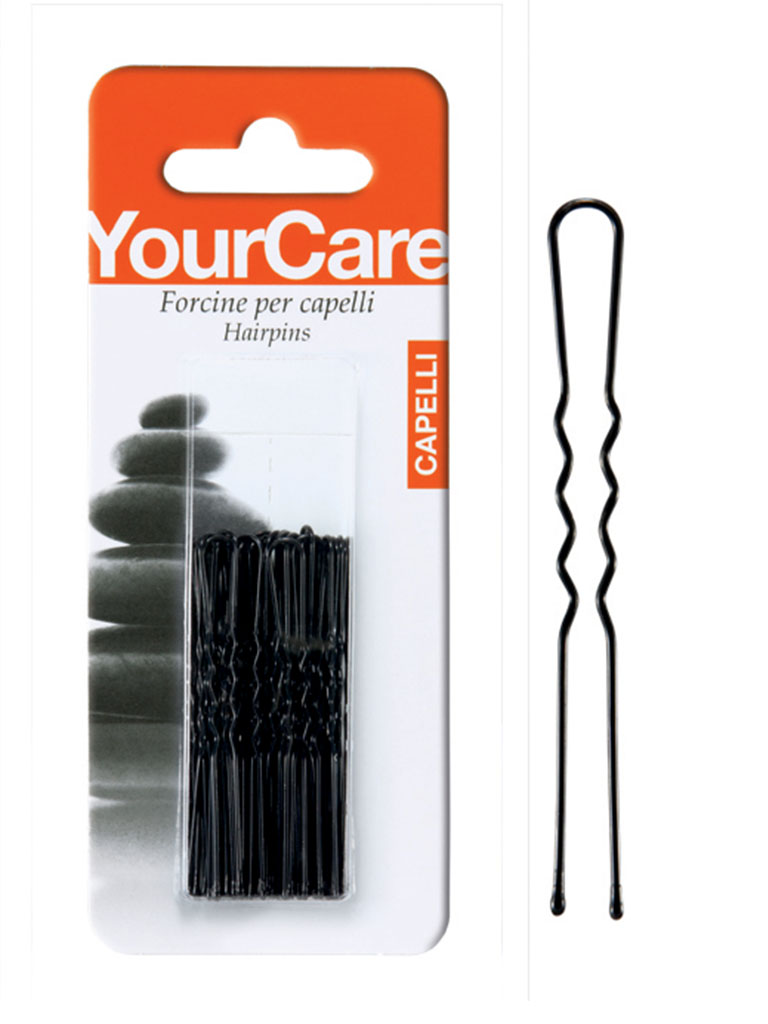 YourCare Forcine Invisibili 2” nere 50 pezzi tenuta ferma