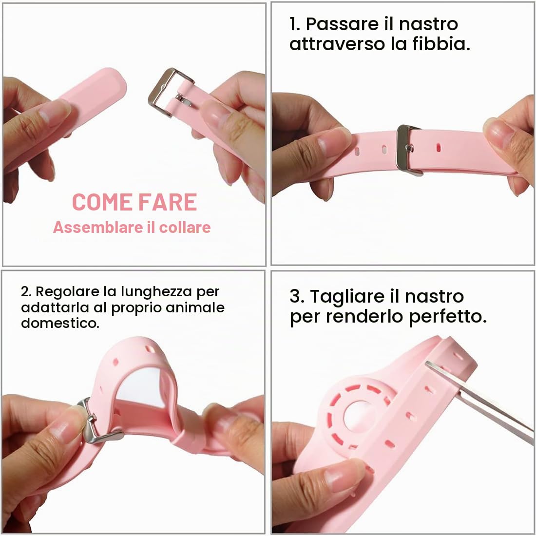 SJBAUTYO Collare Gatto Silicone AirTag 35 cm Antistrozzo