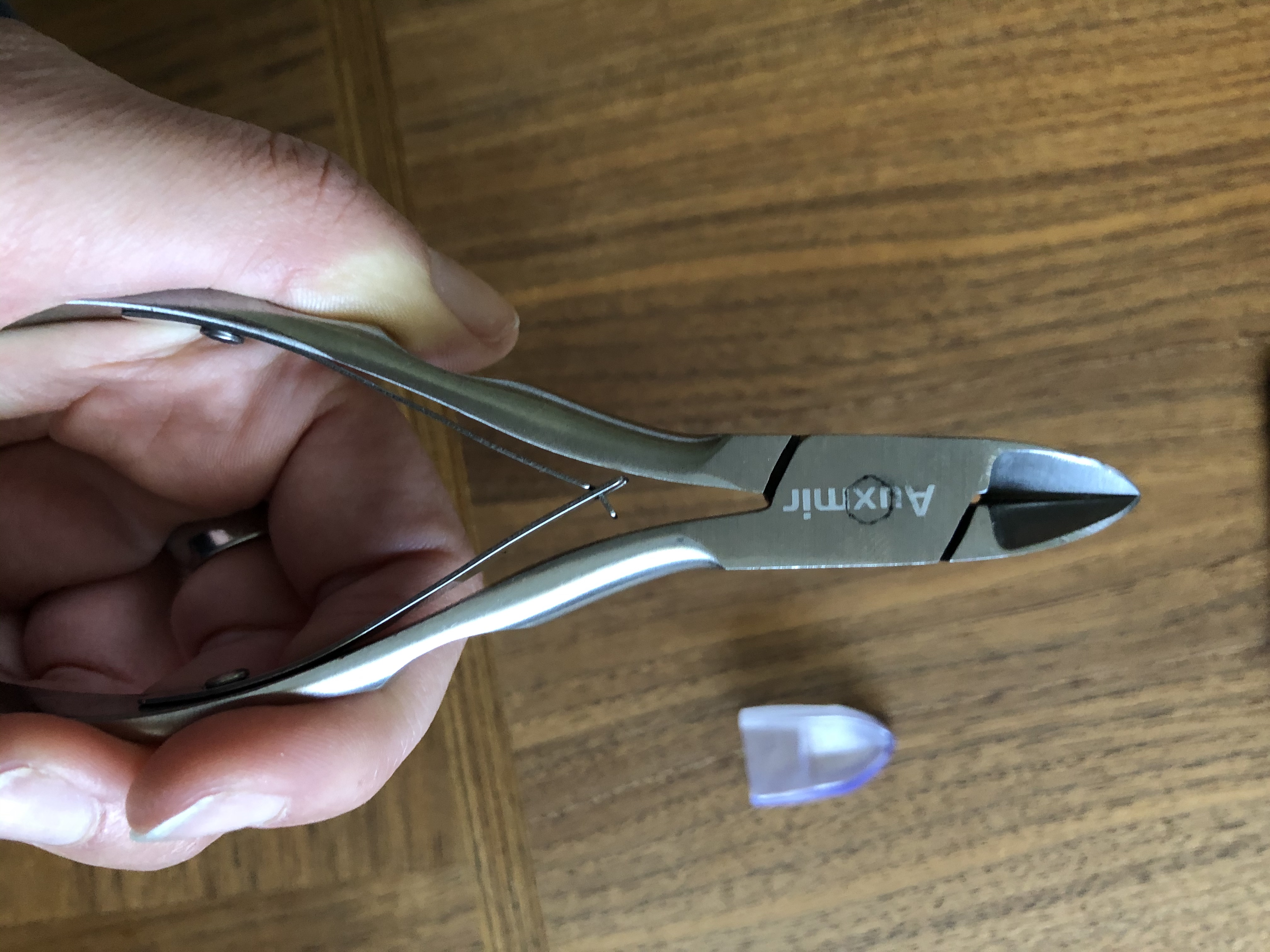 Auxmir Tronchesino Unghie Professionale tagliaunghie argento acciaio inox