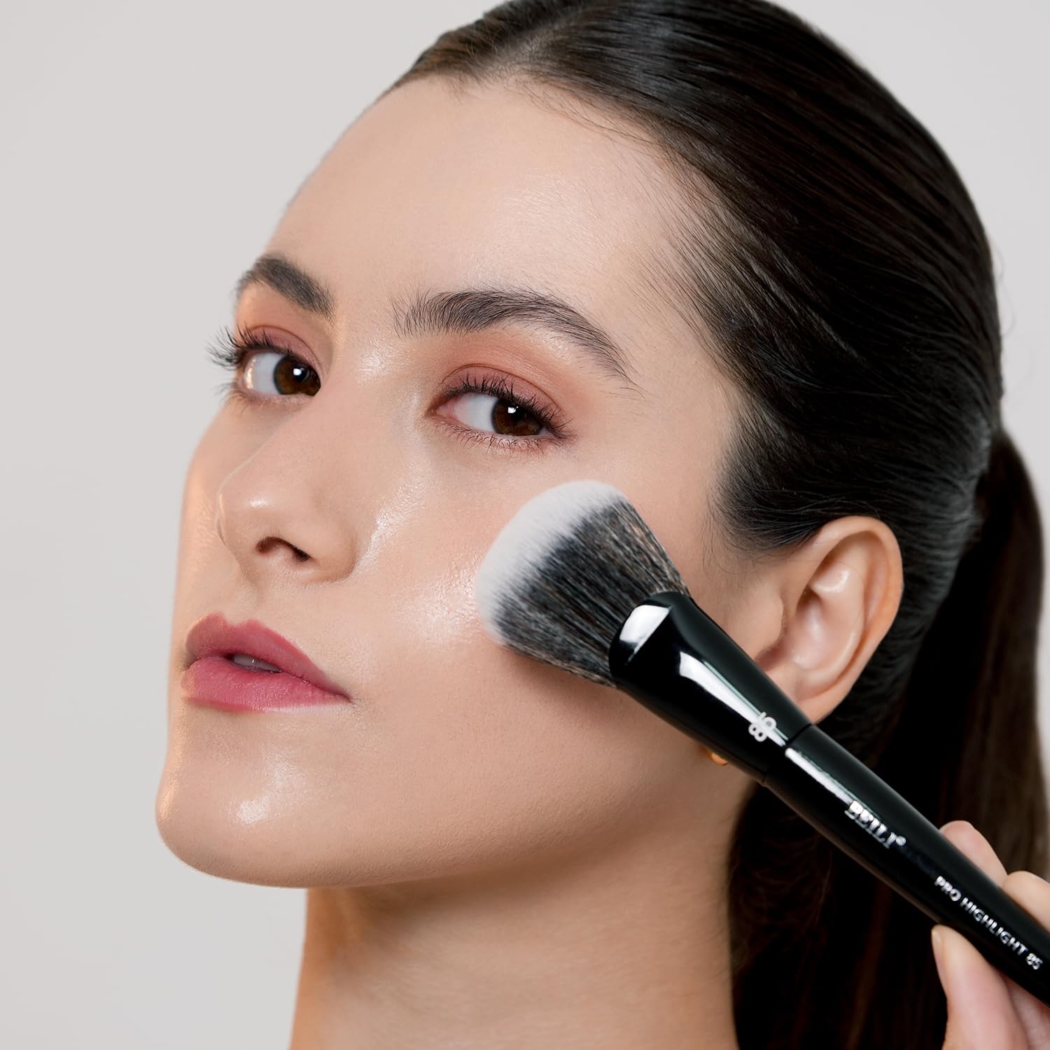 BEILI Set 14 Pennelli Trucco Vegani Neri Viso e Occhi