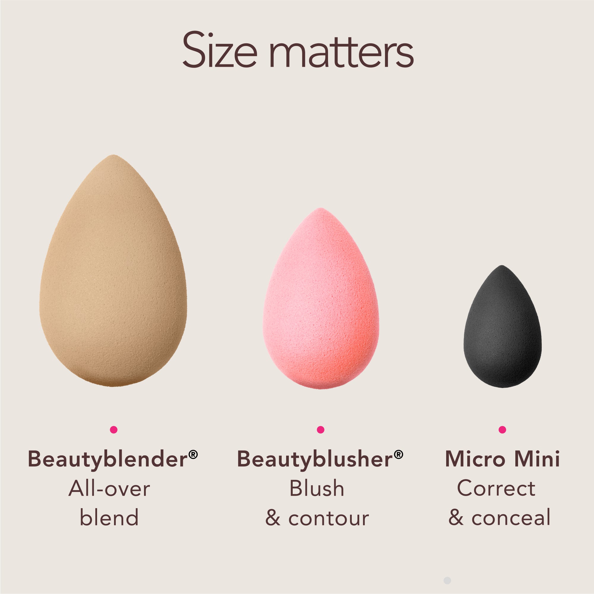 Beautyblender Original Nude spugnetta trucco senza lattice