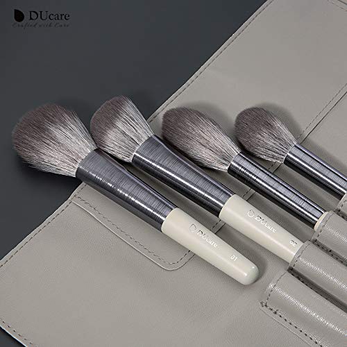 DUcare Set Pennelli Trucco 10 Pezzi Viso e Occhi Sintetici