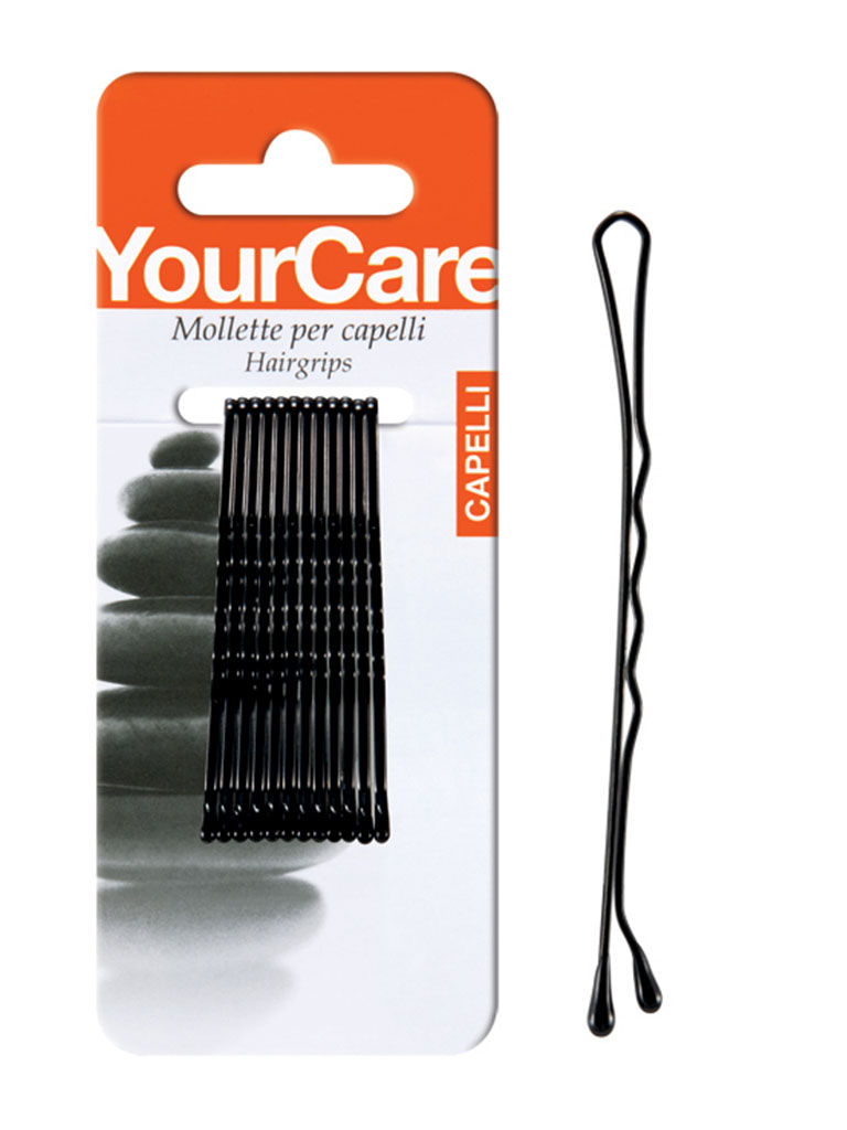 YourCare M25N Mollette capelli nere 2,5" 12 pezzi