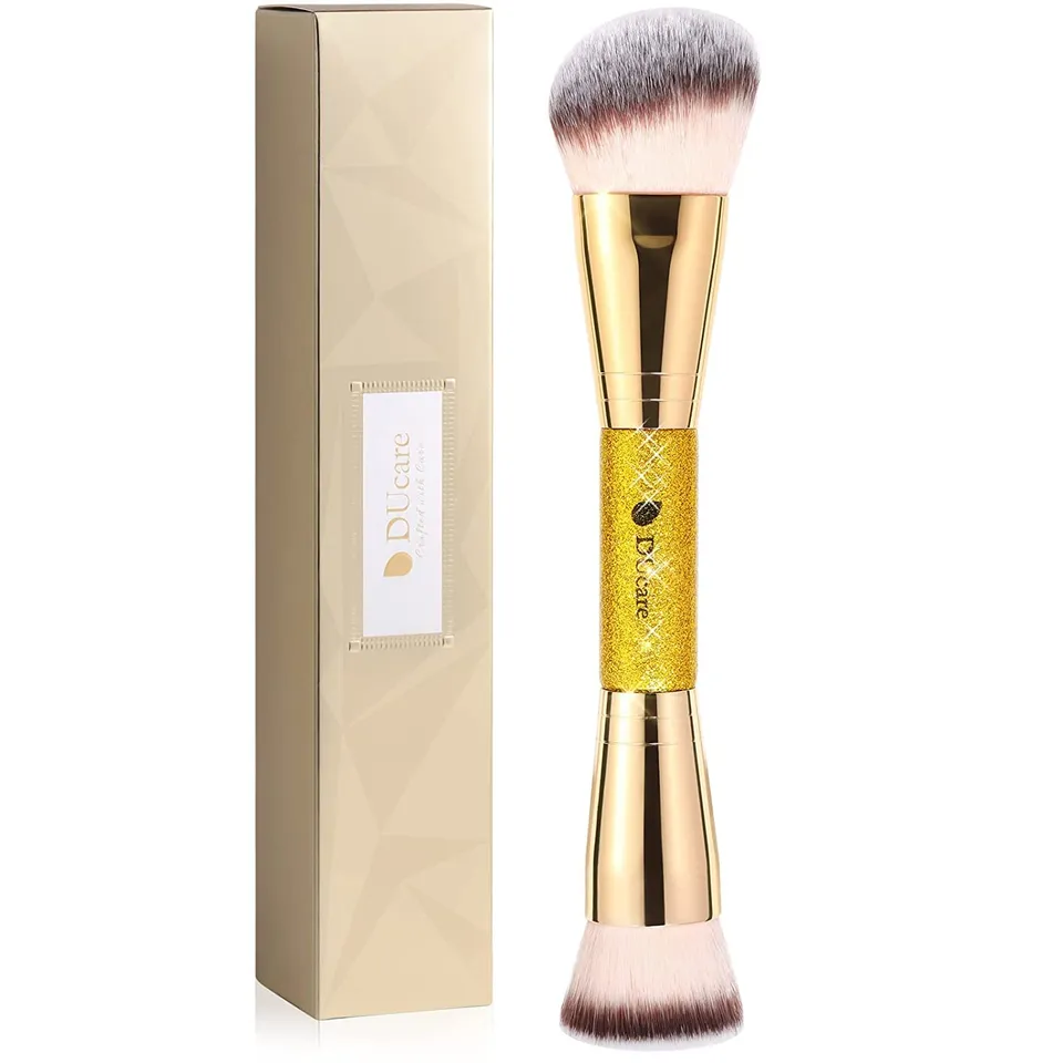 DUcare Foundation Pennello Contouring Bronzer Oro Doppia Punta