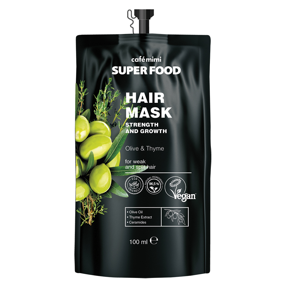 Café Mimi 3139 Maschera Capelli Olivo Timo 100 ml Rinforzante