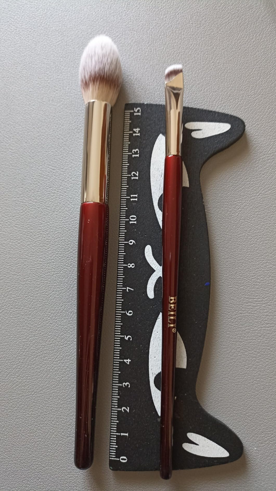 BEILI Set Pennelli Trucco 15 Pezzi Vegano Sintetici