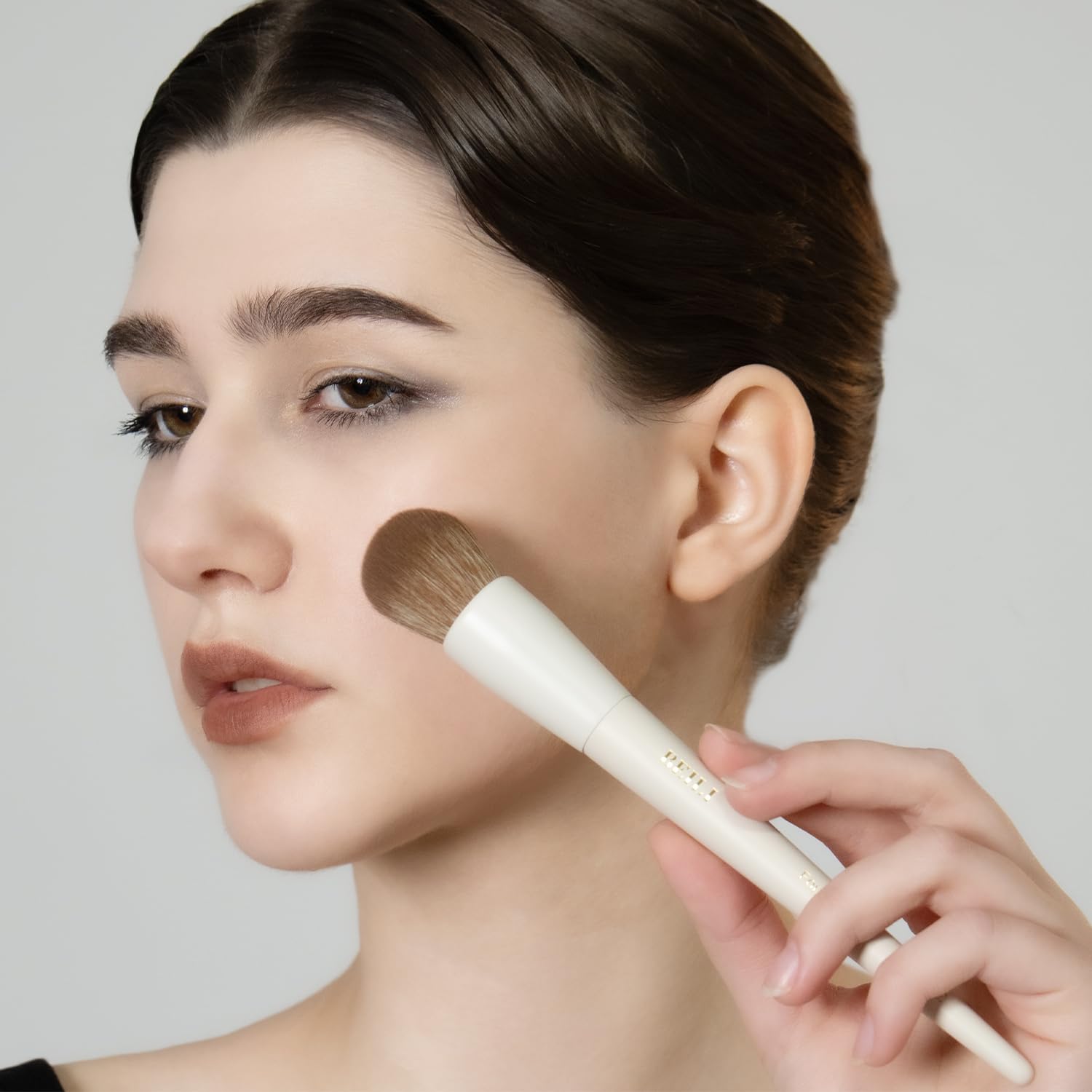 BEILI Set 15 Pennelli Trucco Sintetici Beige