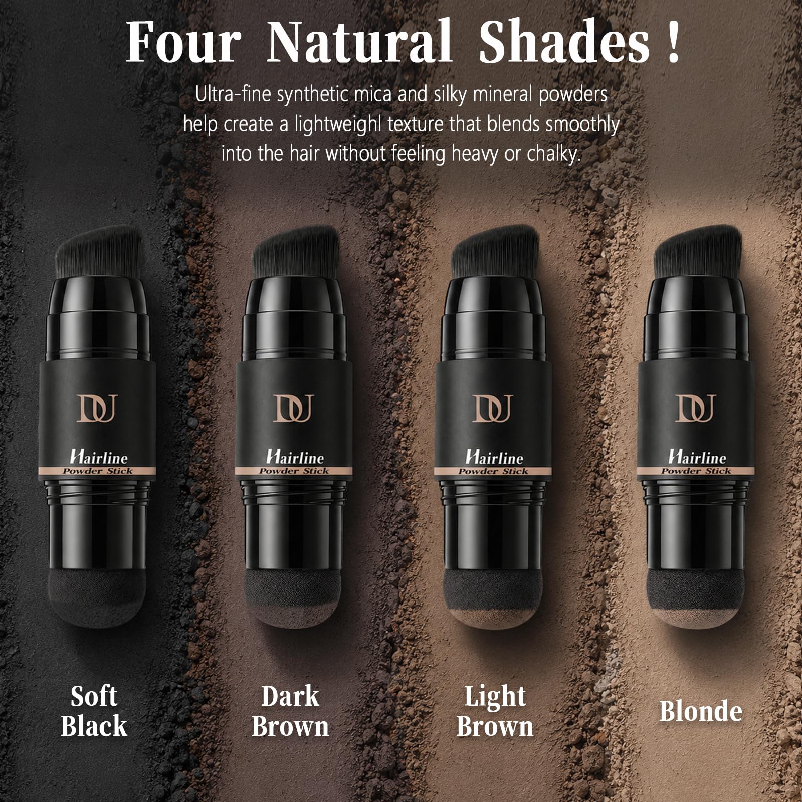 DUcare Stick Polvere Ritocco Capelli Marrone Scuro Waterproof